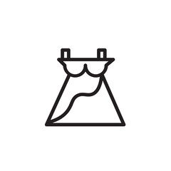 Female Style Clothes Outline Icon