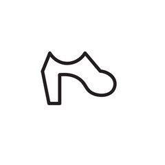 Footwear Women Shoe Outline Icon