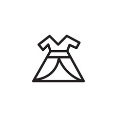 Female Style Clothes Outline Icon