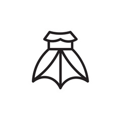 Dress Fashion Female Outline Icon