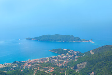 Sveti Nikola Island in  Budva Riviera