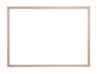 Wooden frame isolated on white. For mirror, photo, picture, painting and others