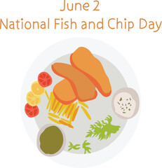  national fish and chip day is celebrated every year on 2 June.