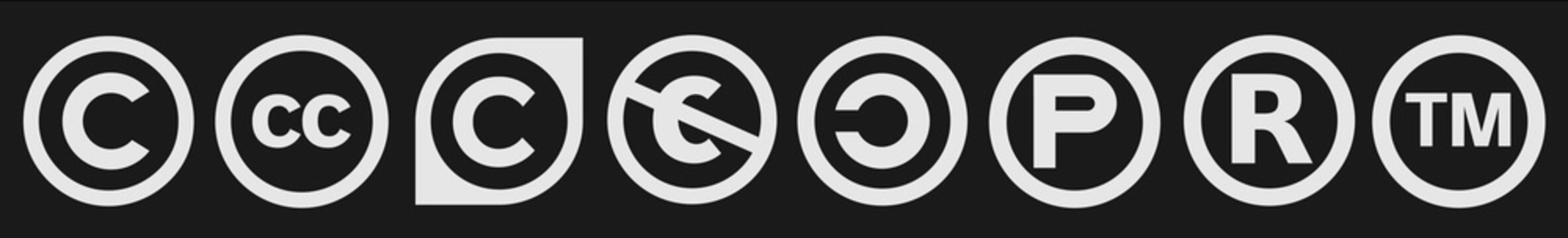Copyright Symbols - Ai Illustrator