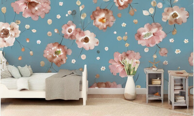 WALLPAPER DECORATION ROOMS BEDROOMS OFFICES