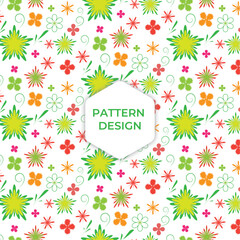 Modern floral pattern design vector template, colorful stylish abstract background for wallpapers, textile, packaging, design of luxury products.