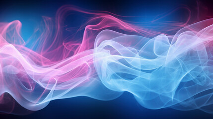 Fototapeta premium AI art Gradients light waves neon colors 光の波