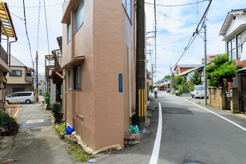 Fototapeta na wymiar 尼崎市の街並み「下町のイメージ」