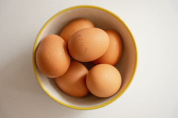 eggs in a bowl