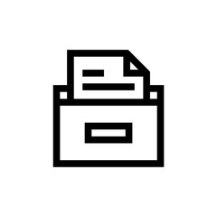 file icon with notes with black color