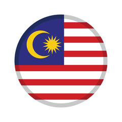 Malaysia Circle Flag