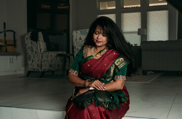 South Asian woman lifestyle portraits