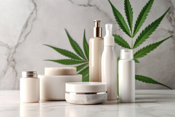 Cannabis CBD THC Beauty & Skin Care Products, Cosmetic Opportunities, from Marijuana, Generative AI Technology