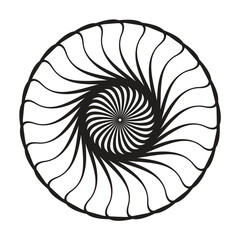 circular vector pattern design eps