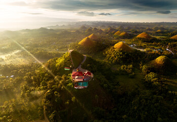 The Chocolate Hills are a geological formation in the Bohol province of the Philippines. They are...