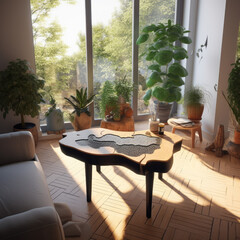 Modern Living Room for Relaxing Alone