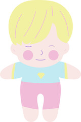 Kpop Plush Doll Illustration