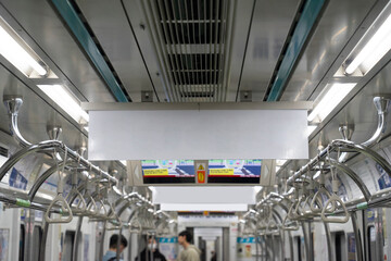 Subway Scenery and Advertising Mockup