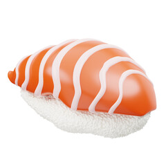 Salmon Sushi 3D Icon