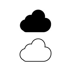 Cloud Icon, Cloud Vector, Technology, Data, Server