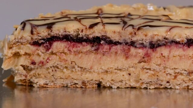Estergazi nut cake is popular in Hungary, Austria and Germany Named after the Hungarian diplomat Prince
