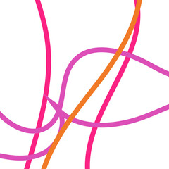 Pink Graphic Lines Background 