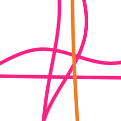 Pink Graphic Lines Background 