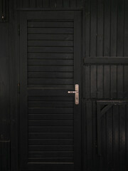 old wooden door