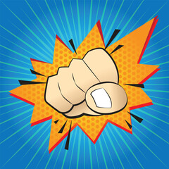 Fist punch power fight