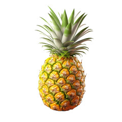 Fototapeta premium pineapple isolated on white