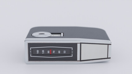 Obraz premium Vintage Transmision Radio premium photo 3d render 