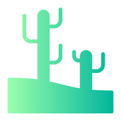 desert gradient icon