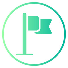 flag gradient icon
