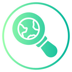 globe gradient icon