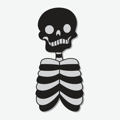 hand-drawn Skull vector svg design