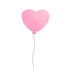 Obraz na płótnie Canvas heart shaped balloon
