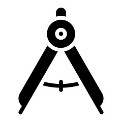 compass glyph icon