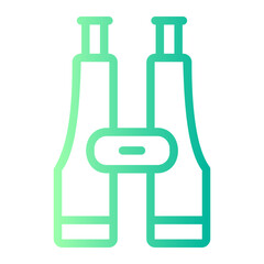 binoculars gradient icon