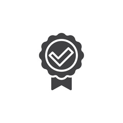 Quality badge vector icon