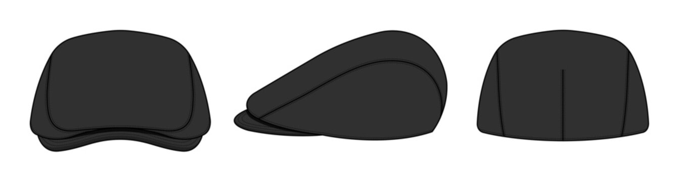 Flat cap cartoon sales