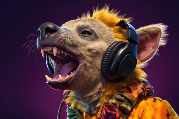 Hyena Electronic Dance Music DJ, Generative AI