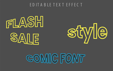 thank you design, Editable text Effect,. 