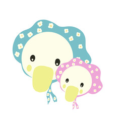 Duck illustration hand drawn. 