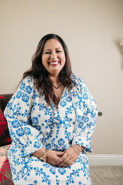 South Asian ladies enjoying their time together at home 
