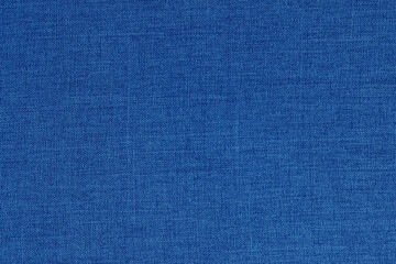 Dark blue linen fabric cloth texture background, seamless pattern of natural textile.
