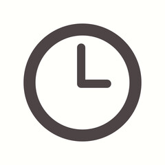 Clock icon. Watch, the time icon timer vector illustration