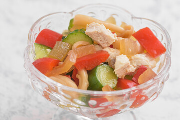 夏イメージ　冷製サラダ