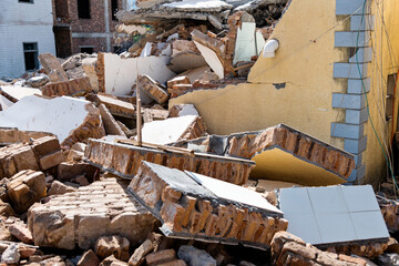 The old houses was demolished