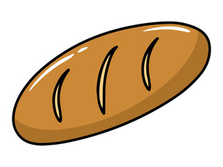 Bread Fast Food Clipart Illustration