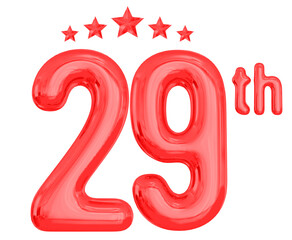 29th Red Anniversary
